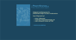 Desktop Screenshot of profit-station.de